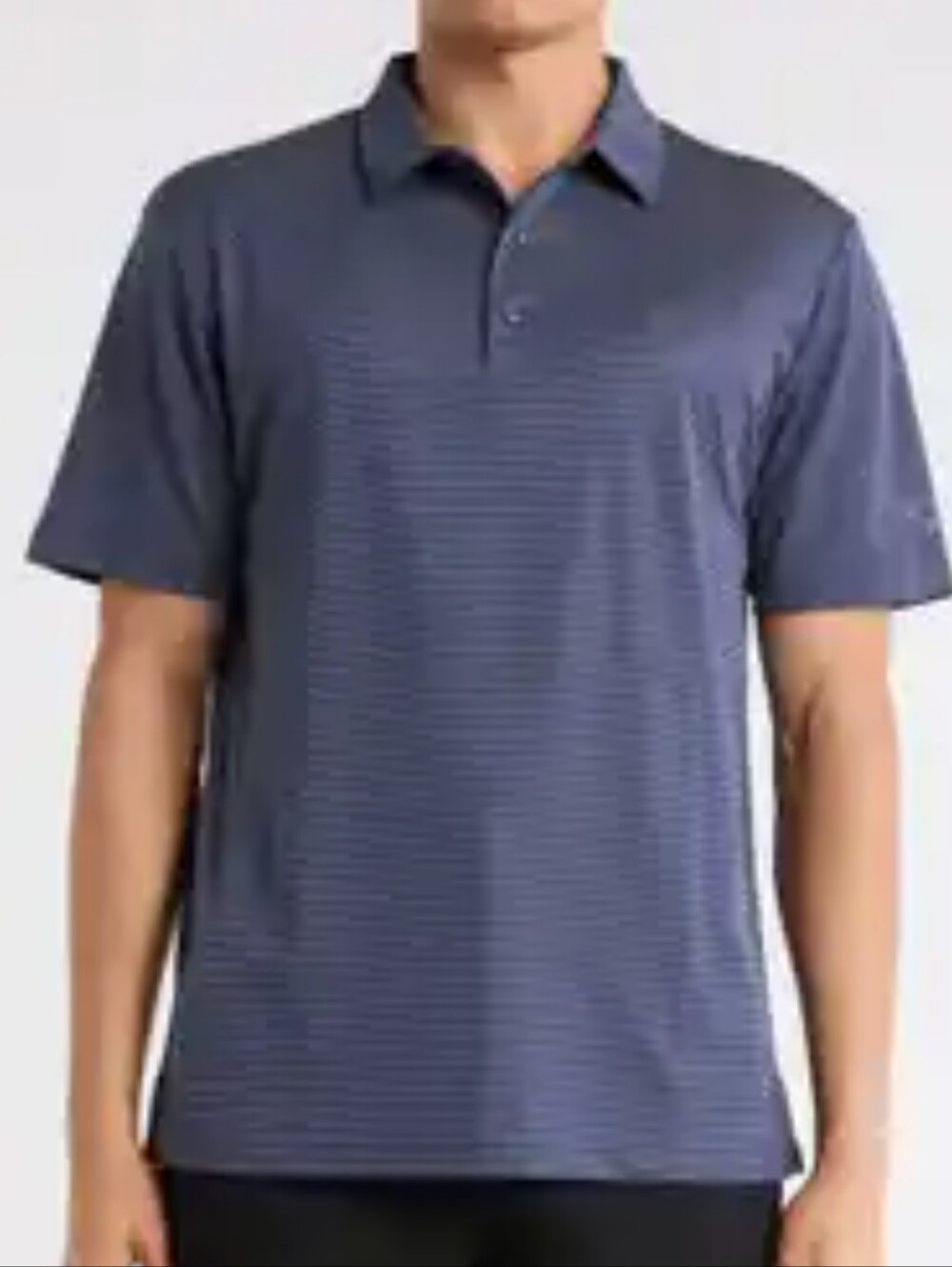 TravisMathew Men's Slate Blue Polo Shirt
